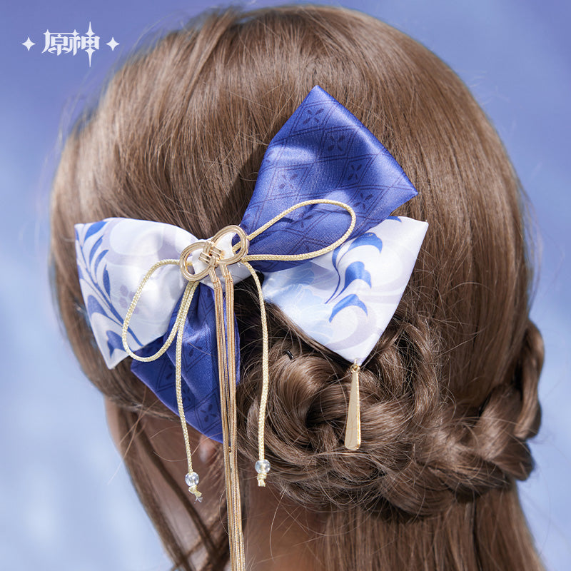 [Official Merchandise] Kamisato Ayato Theme Impression Series Ribbon Hair Accessory Charm | Genshin Impact