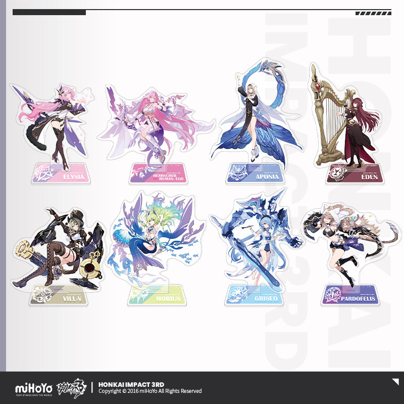 [Official Merchandise] Flame-Chasers Illustration Series Acrylic Standee | Honkai Impact 3rd