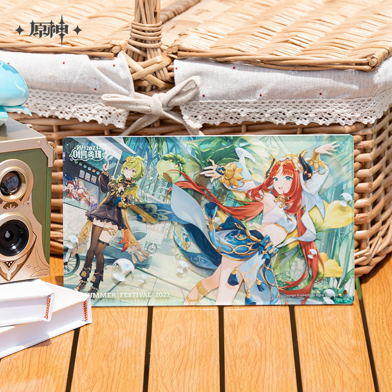[Official Merchandise] Genshin Impact Summer Festival 2023: Acrylic Block / Mouse Pad / Beach Towel