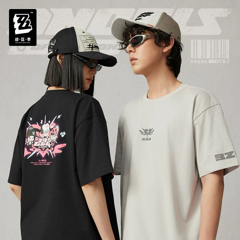 [Pre-Order] Sān-Z STUDIO Angels of Delusion Contrast Print Short Sleeve T-Shirt | Zenless Zone Zero (Sep 2026)