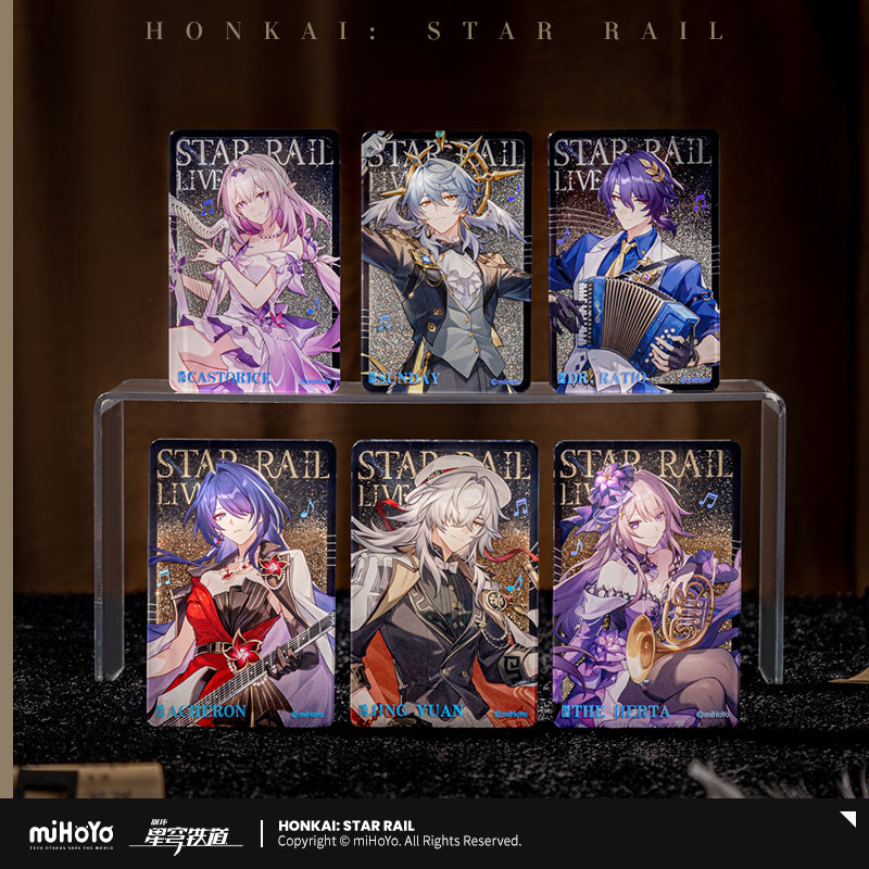 [Official Merchandise] Star Rail LIVE Series Liquid Glitter Acrylic Ornament