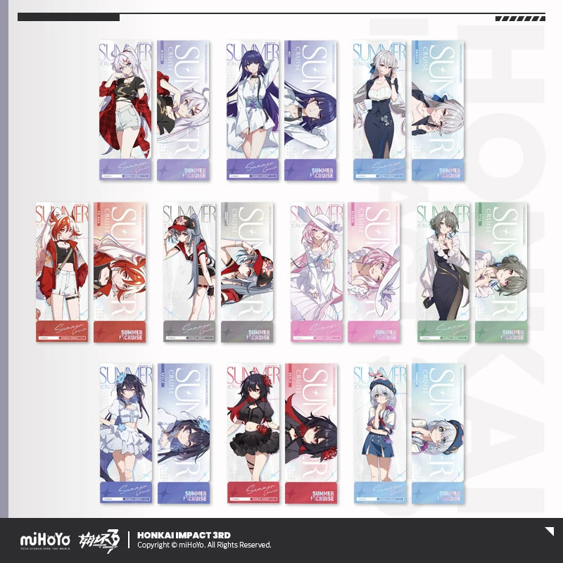 [Official Merchandise] Summer Cruise Series Holographic Collection Ticket Vol.5 | Honkai Impact 3rd
