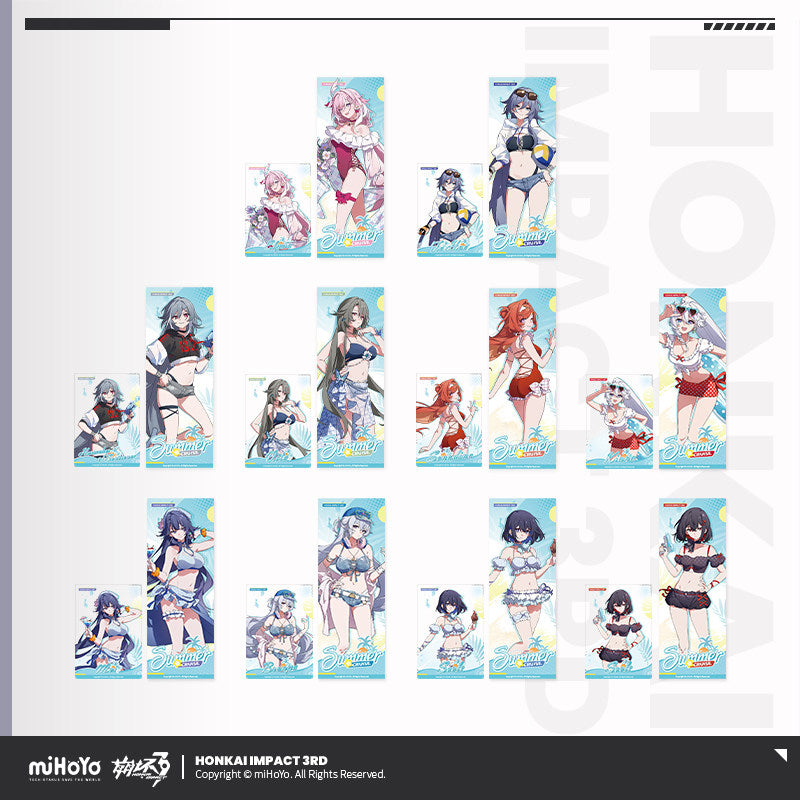 [Pre-Order] Summer Cruise Series Vol.6 Holographic Ticket & Transparent Card Set Blind Box | Honkai Impact 3rd (Within 200 Days)