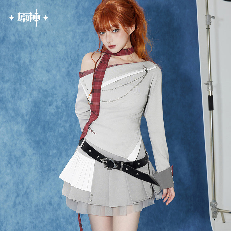 [Pre-Order/Limited] Tartaglia Theme Impression Series One Shoulder Long Sleeve Knit Top | Genshin Impact (Aug 2026)