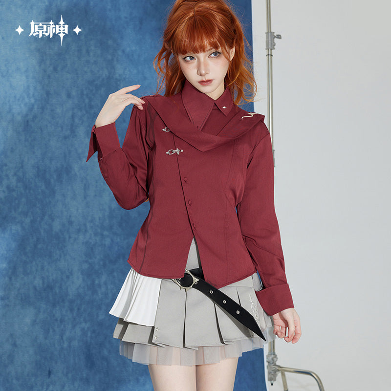 [Pre-Order/Limited] Tartaglia Theme Impression Series Ribbon Long Sleeve Shirt | Genshin Impact (Aug 2026)
