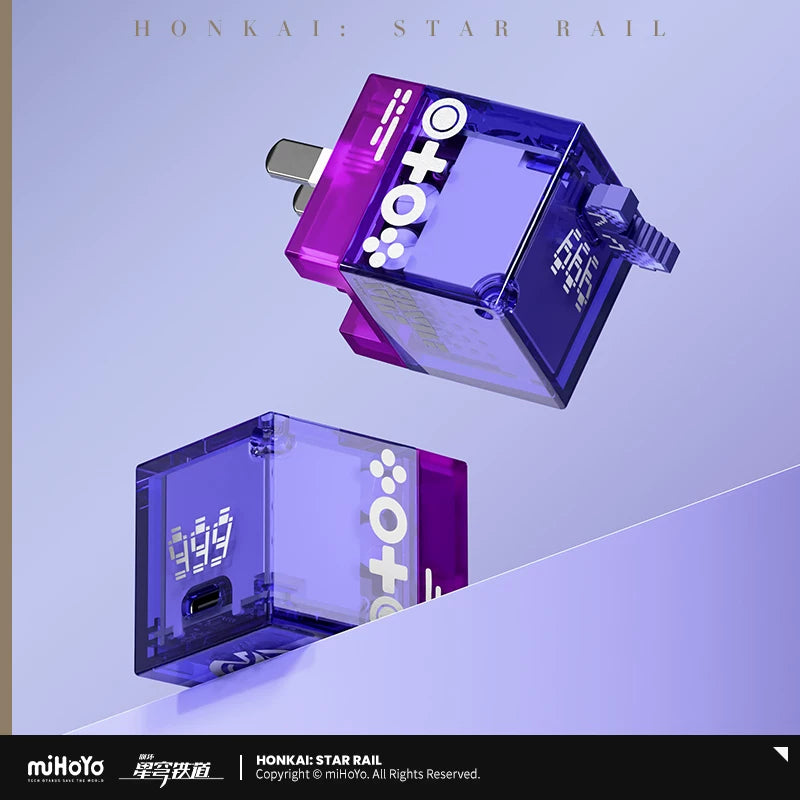 [Official Merchandise] Wolf Cub Pixel Series Fast Charging Adapter & Fast Charging Data Cable | Honkai: Star Rail