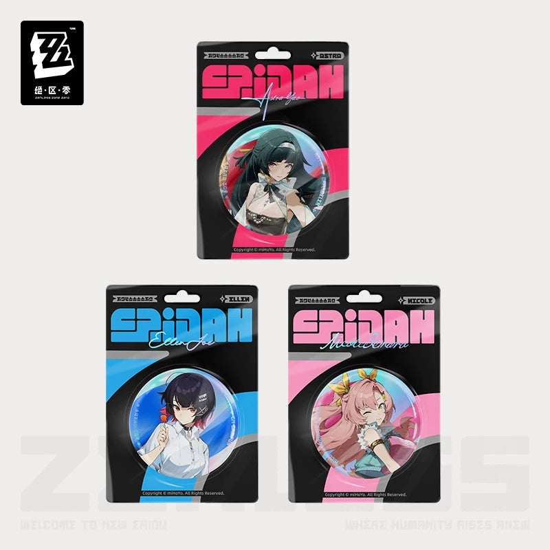 [Official Merchandise] Eridu Fashion Series Tinplate Badge | Zenless Zone Zero