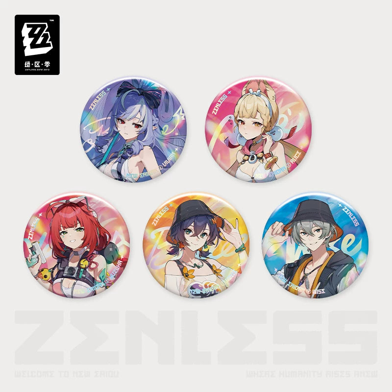[Official Merchandise] Eridu Fashion Series Vol.3 Tinplate Badge | Zenless Zone Zero