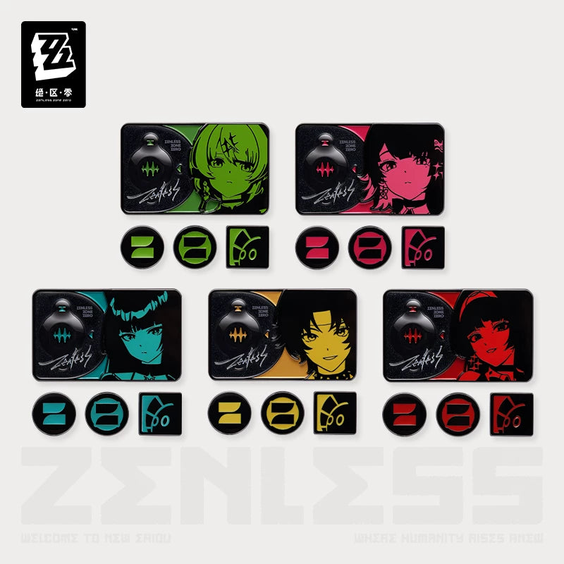 [Official Merchandise] FES2025 Series Metal Badge Set | Zenless Zone Zero