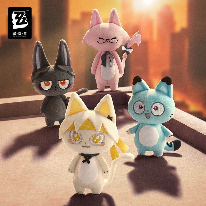 [Official Merchandise] Kitty Time Series H.S.O.S.6 Hangable Plushies | Zenless Zone Zero