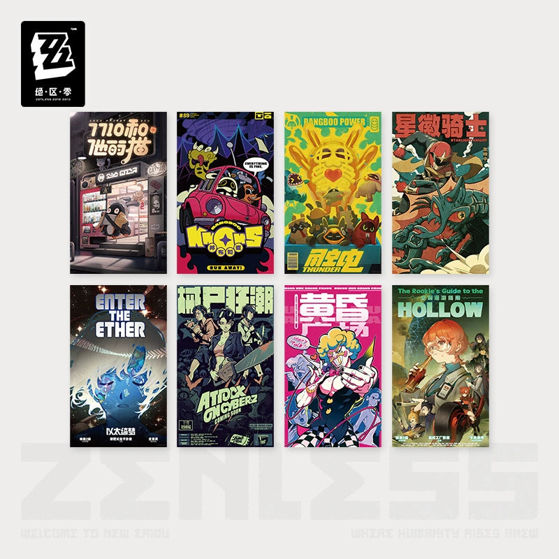 [Official Merchandise] Random Play Videotapes Series Collectible Posters | Zenless Zone Zero
